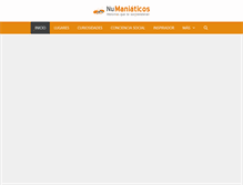 Tablet Screenshot of numaniaticos.com